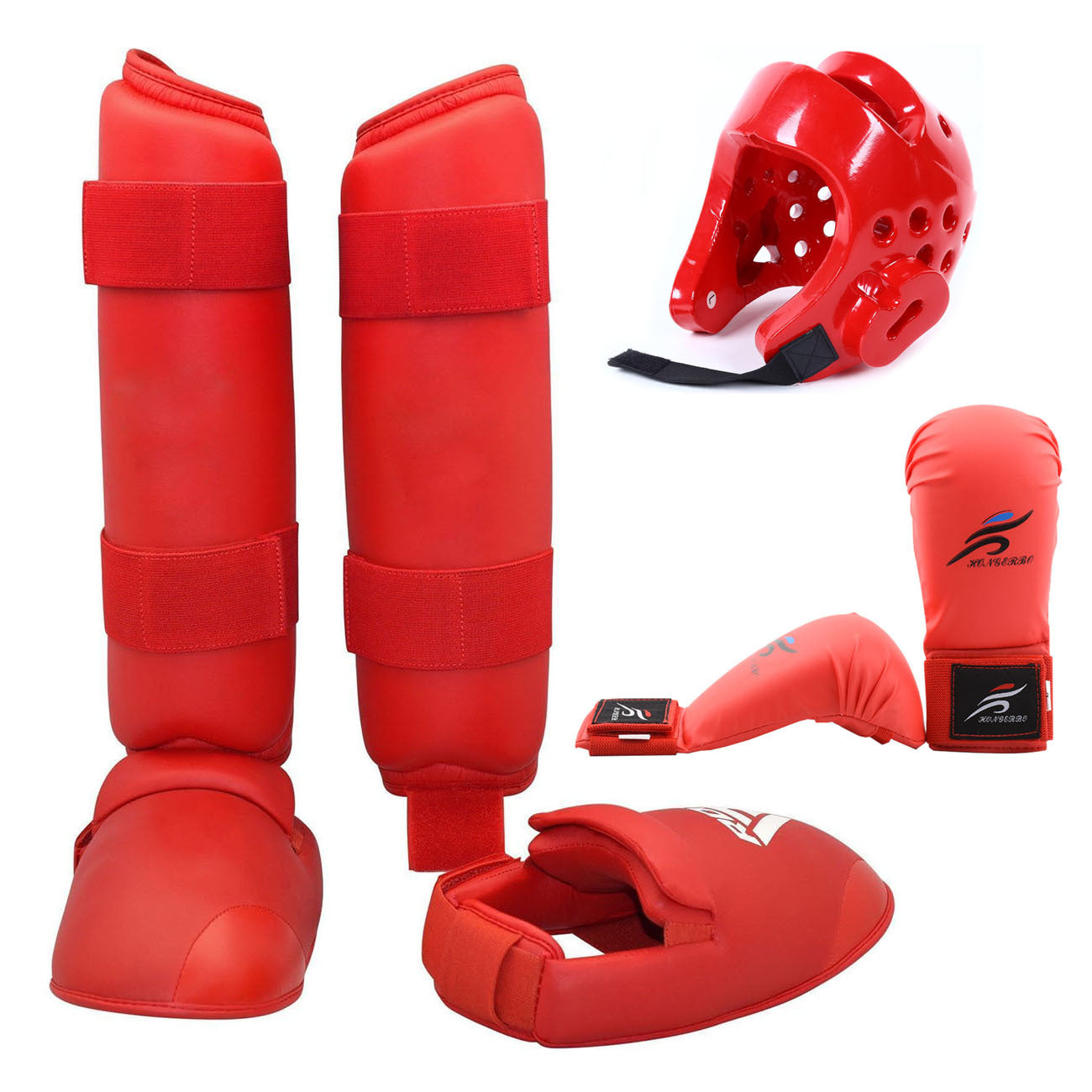 Equipo de protección completo para Karate y Taekwondo