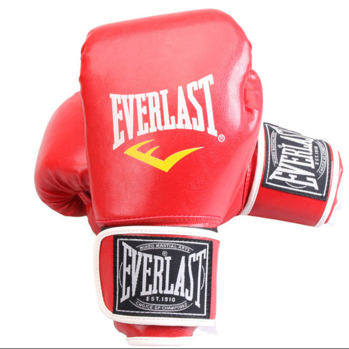 Guantes de Boxeo Everlast – 12 oz y 14 oz (Rojo y Negro)